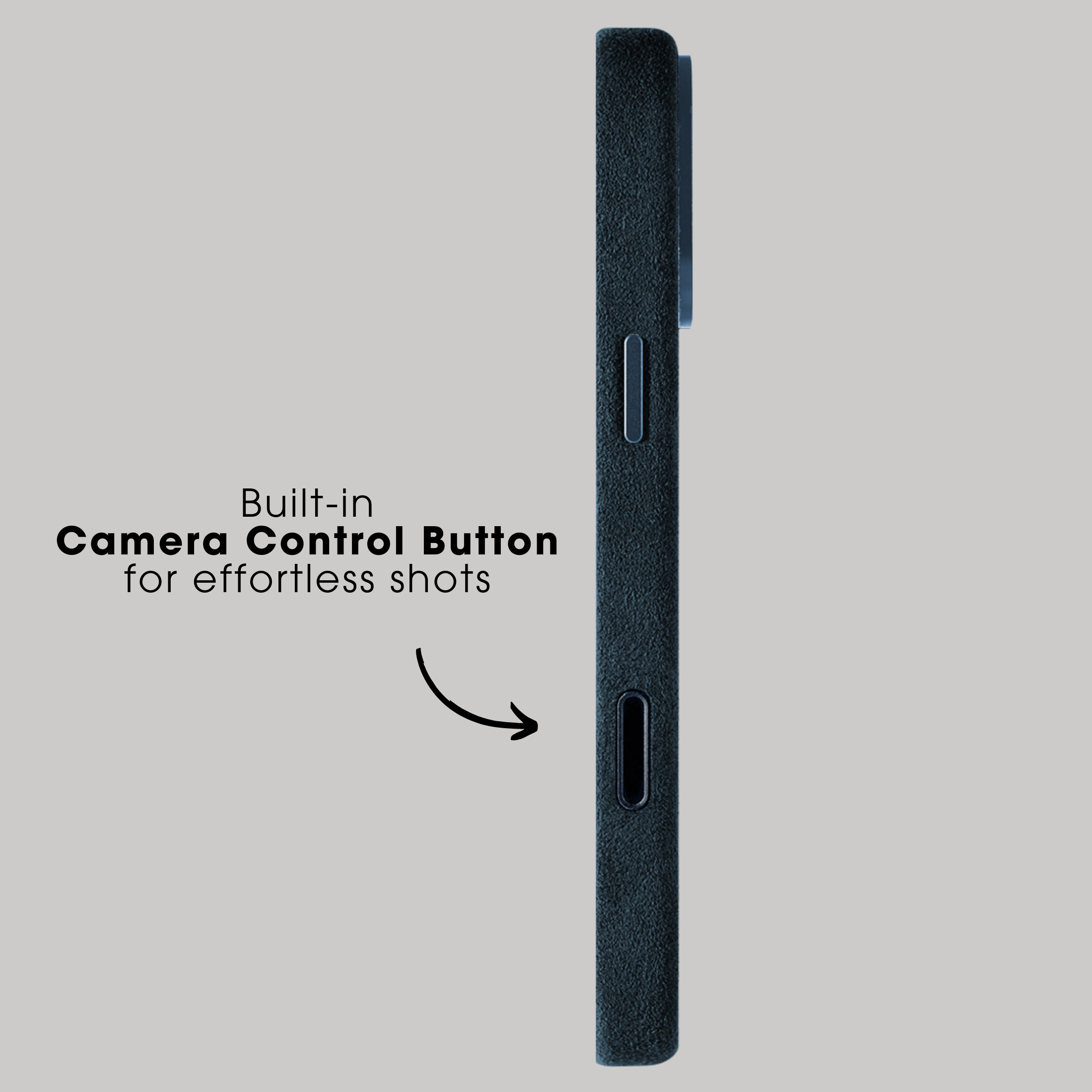 iPhone 17 Pro - Alcantara Case - Navy Blue