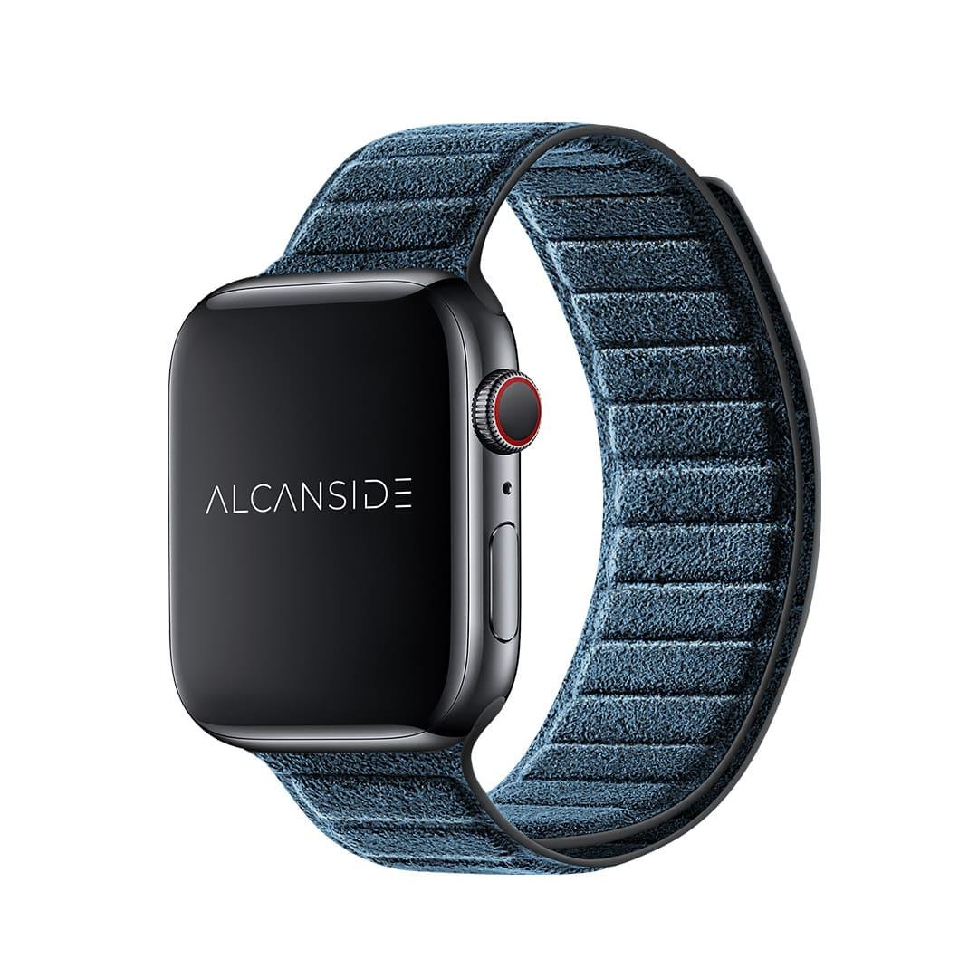 Alcantara Apple Watch Band - Ocean Blue - 42/44/45/46mm & Ultra (49mm)
