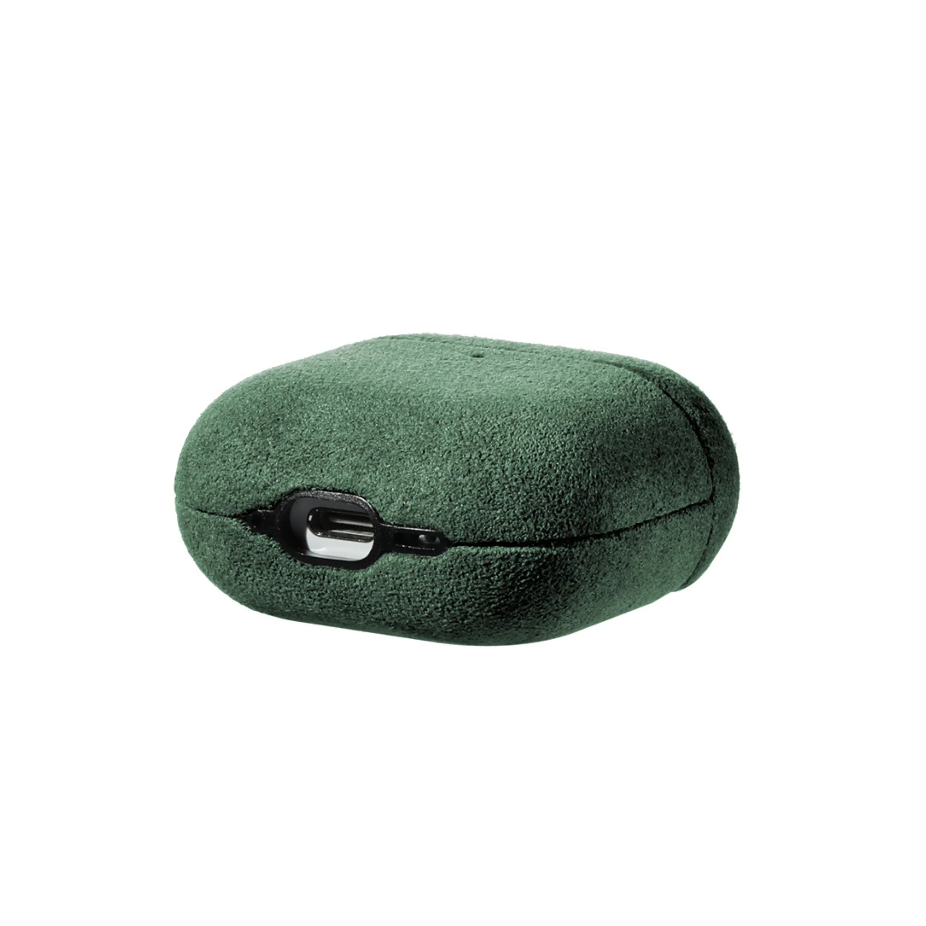Alcantara-Hülle – AirPods (4. Generation) – Alpingrün