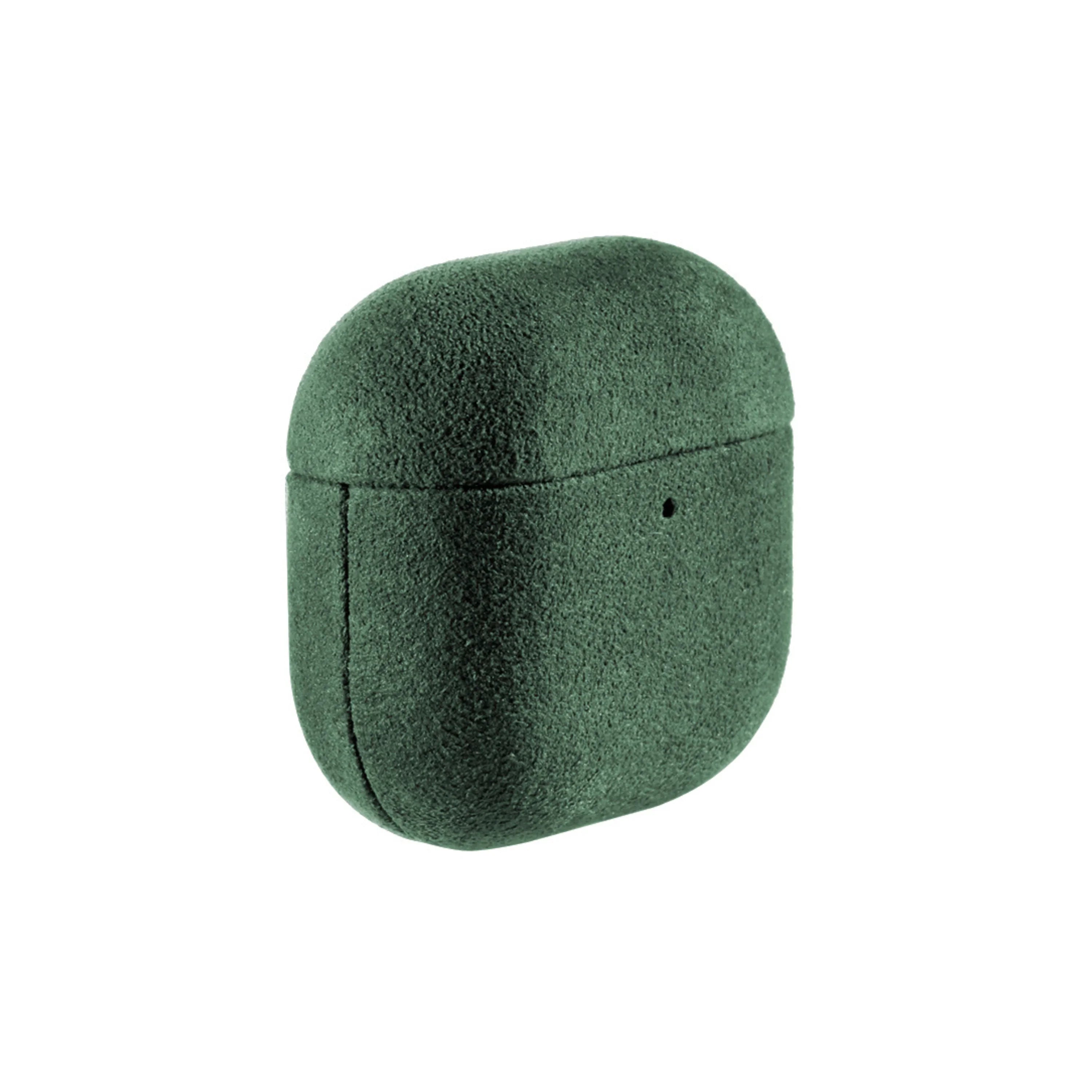 Alcantara-Hülle – AirPods (4. Generation) – Alpingrün