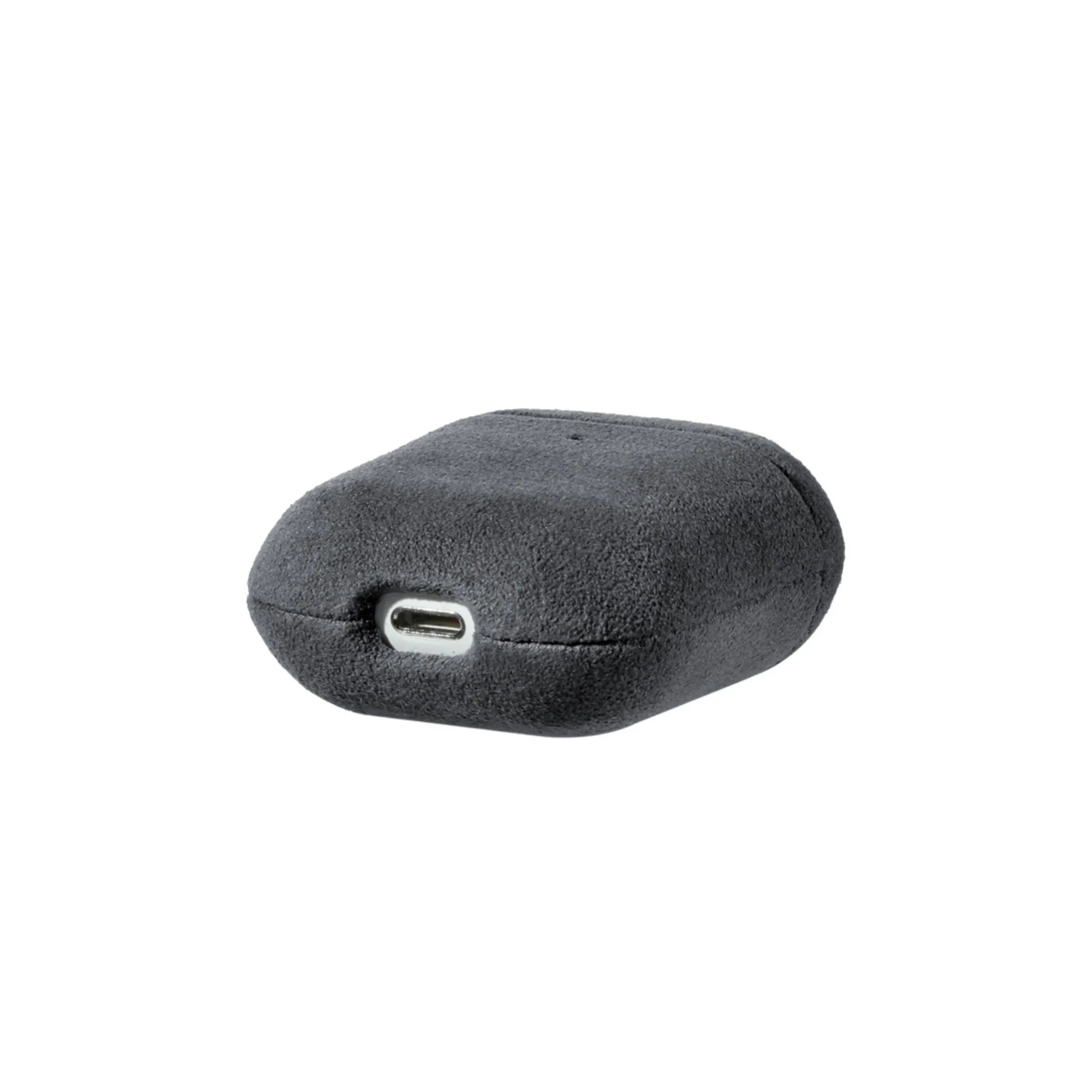Alcantara-Hülle für AirPods 1/2 Generation – Space Grau