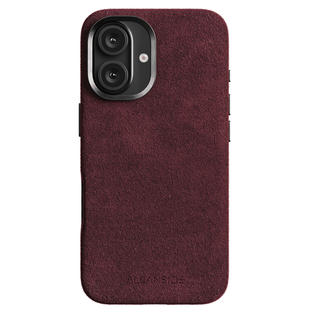 iPhone 16 - Alcantara Hülle - Rot