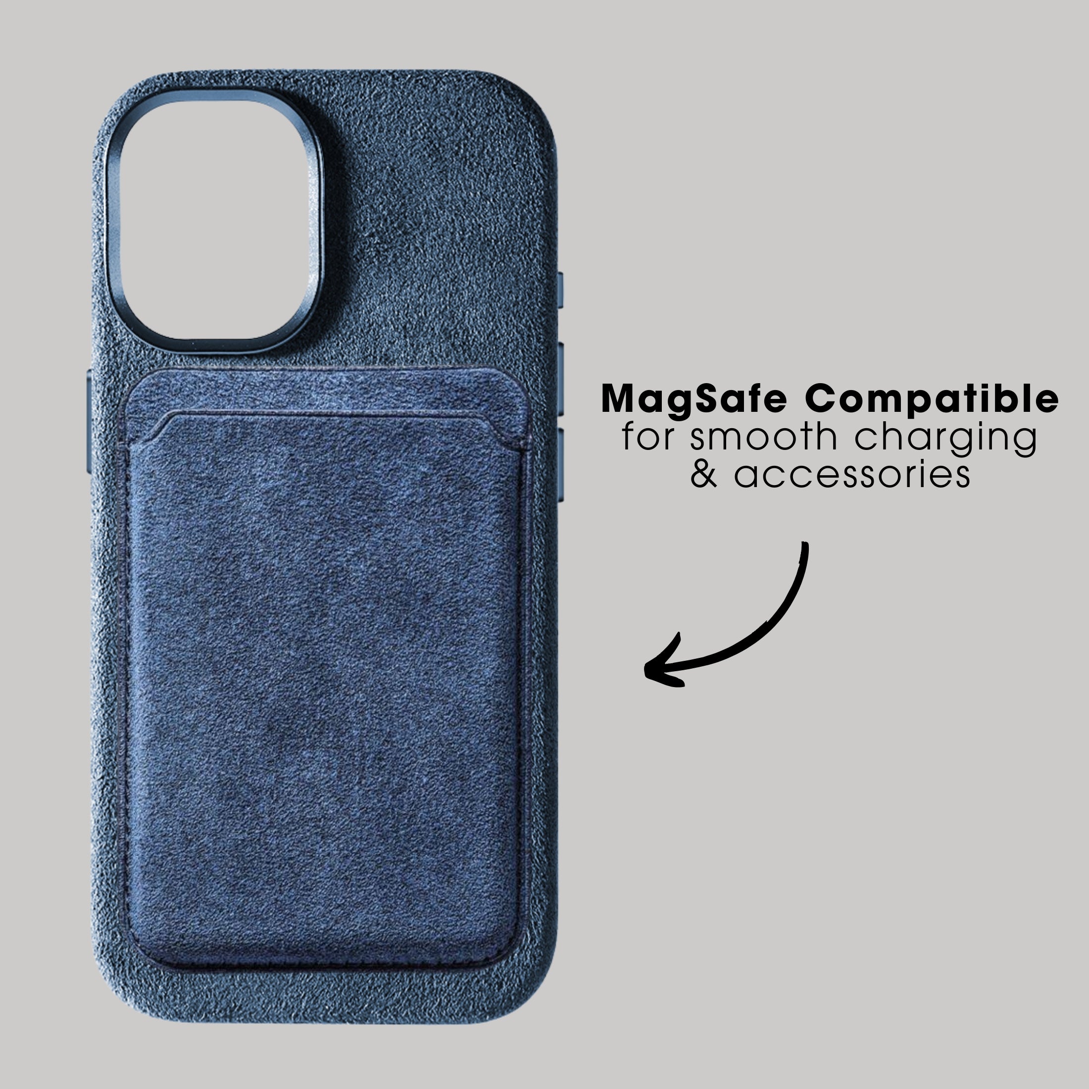 iPhone 17 - Alcantara Case - Ocean Blue