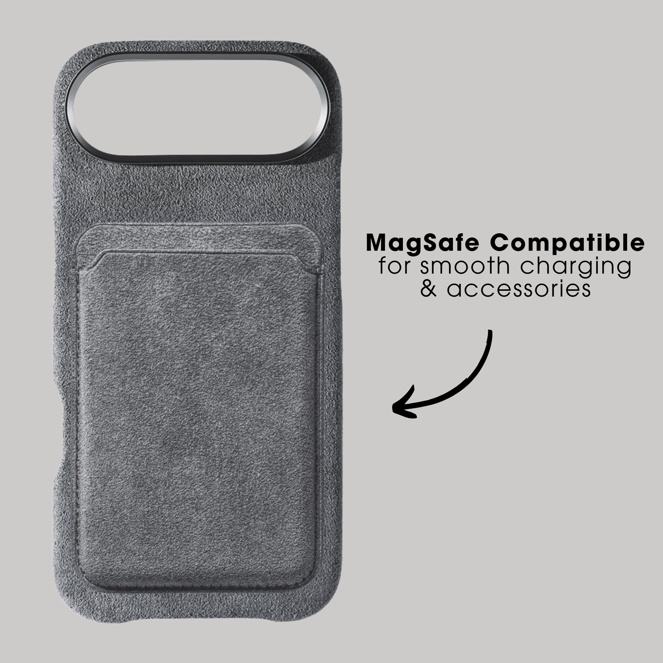 iPhone 17 Air - Alcantara Case - Nardo Gray