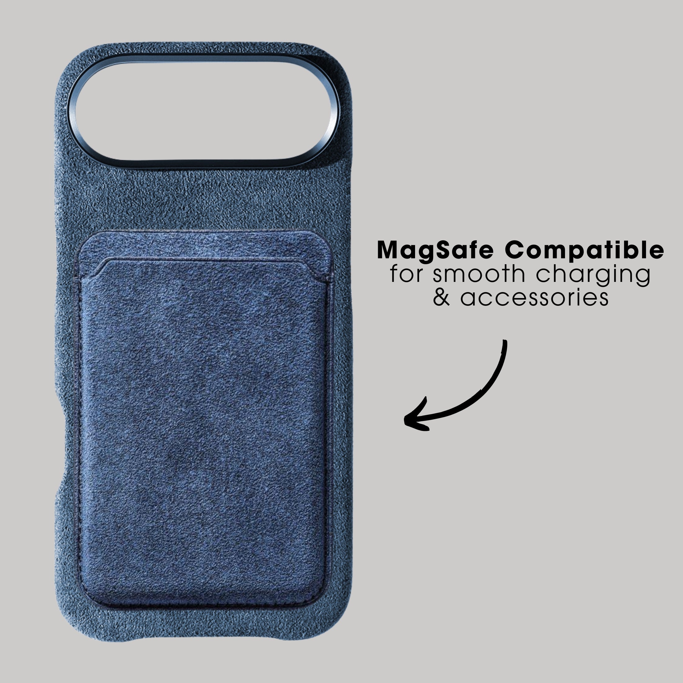 iPhone 17 Air - Alcantara Case - Ocean Blue
