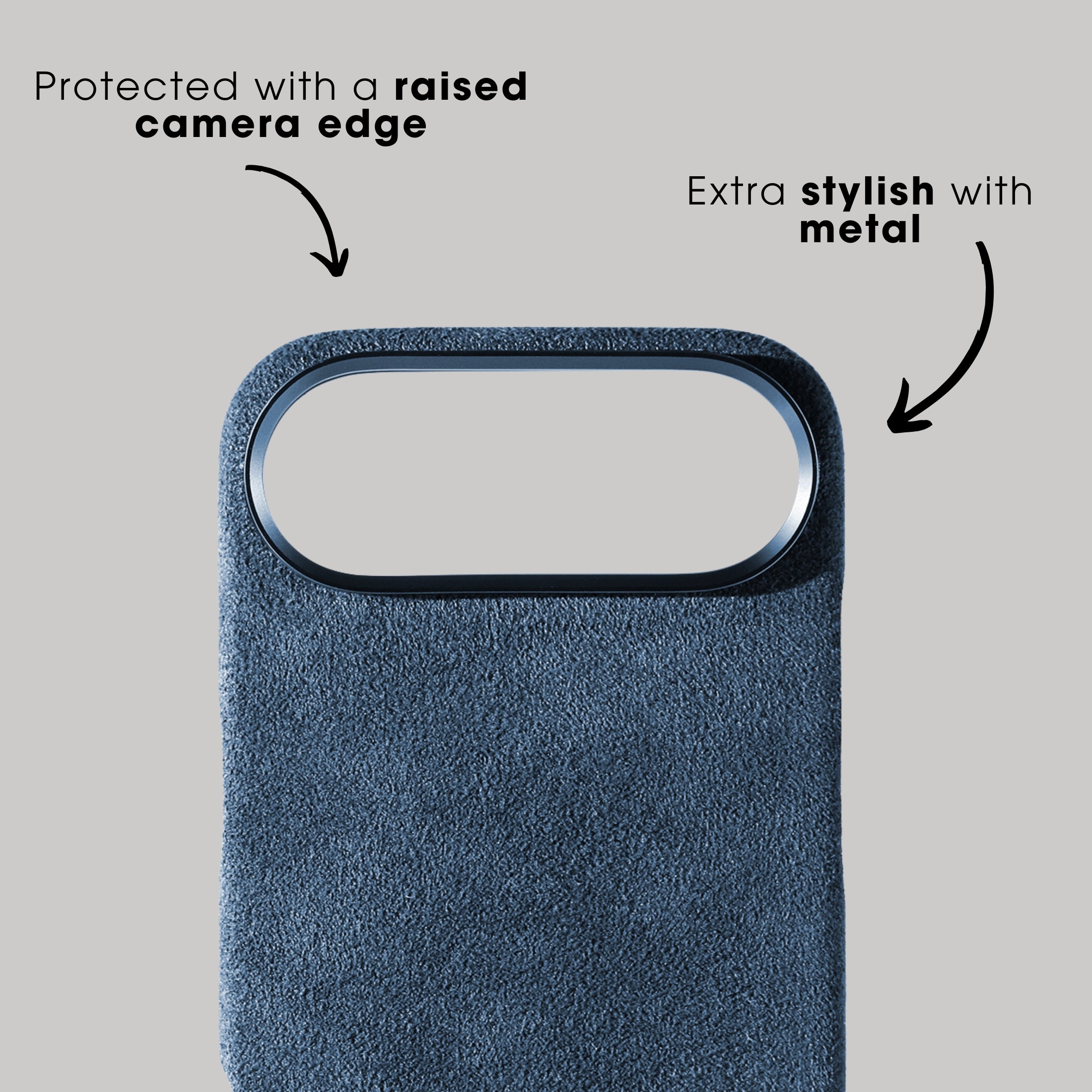 iPhone 17 Air - Alcantara Case - Ocean Blue
