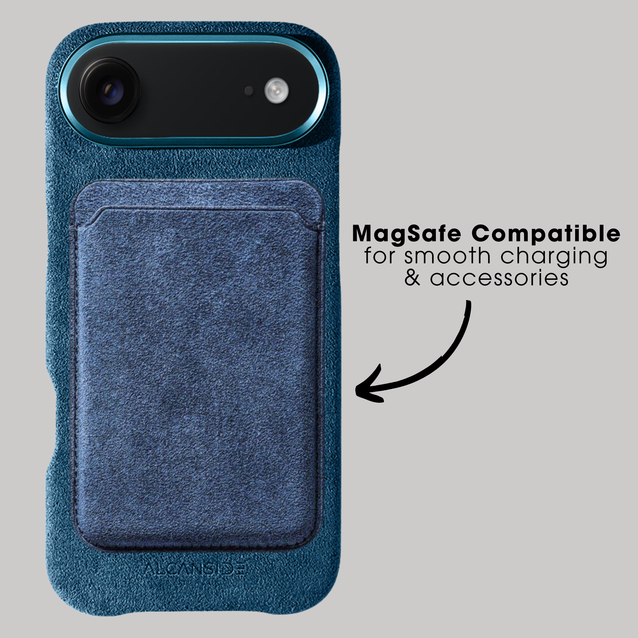 iPhone 17 Air - Alcantara Case - Ocean Blue