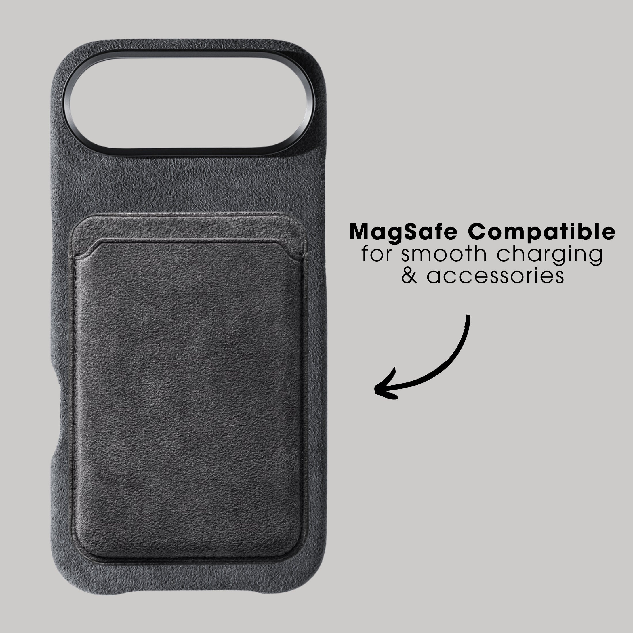 iPhone 17 Air - Alcantara Case - Space Grey