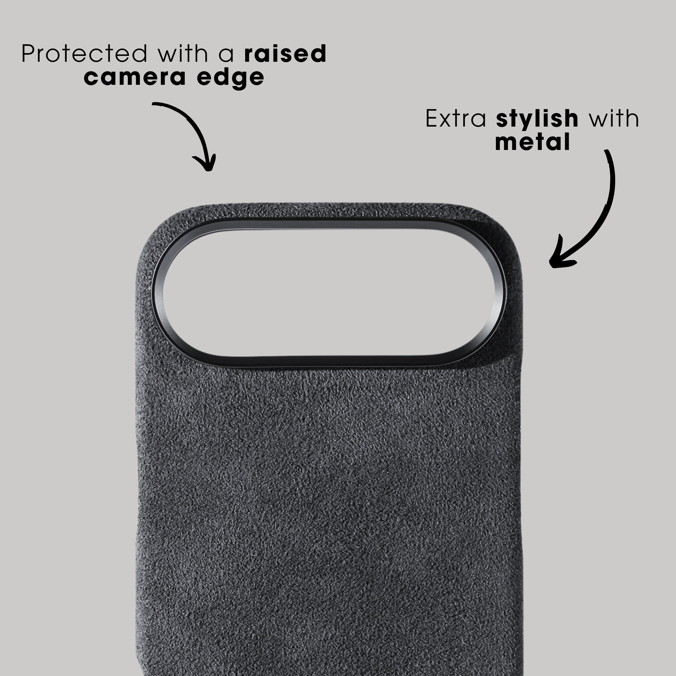 iPhone 17 Air - Alcantara Case - Space Grey