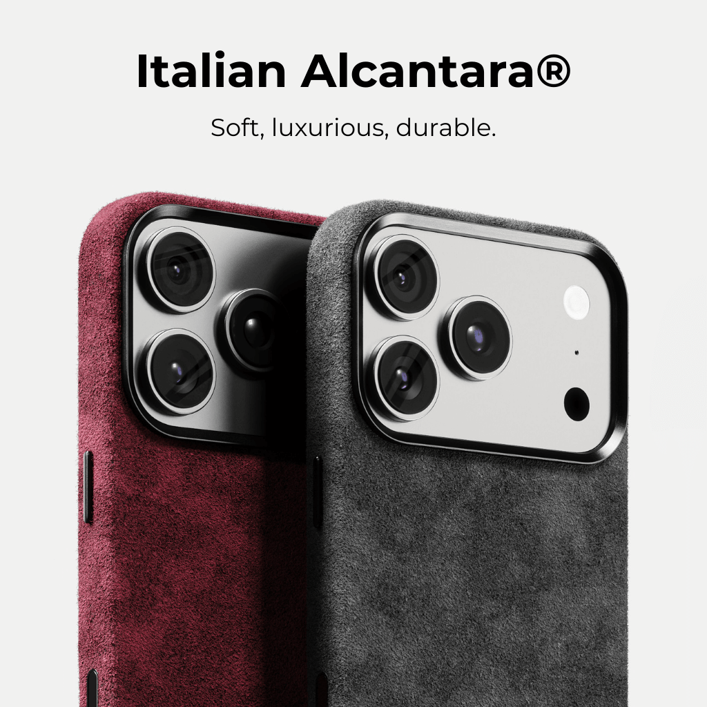 iPhone 17 Pro Max - Alcantara Case - Wine Red