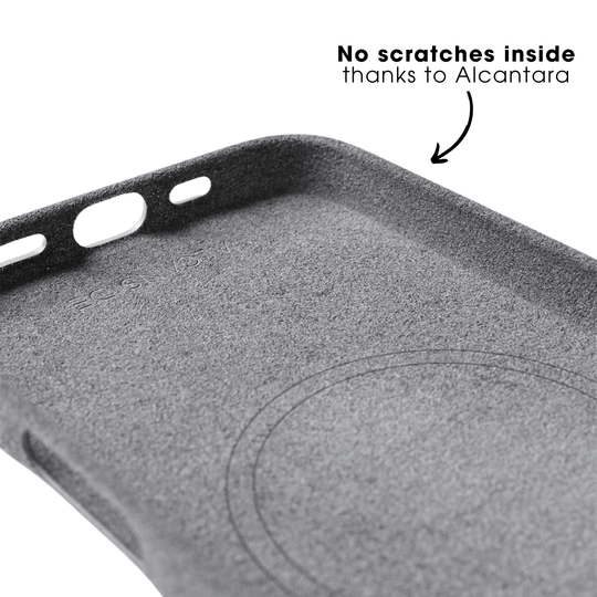 iPhone 16 Pro - Alcantara Case - Nardo Gray