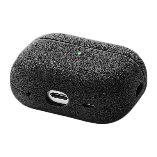 AirPods Pro (2e Generatie) Alcantara Hoesje - Space Grey