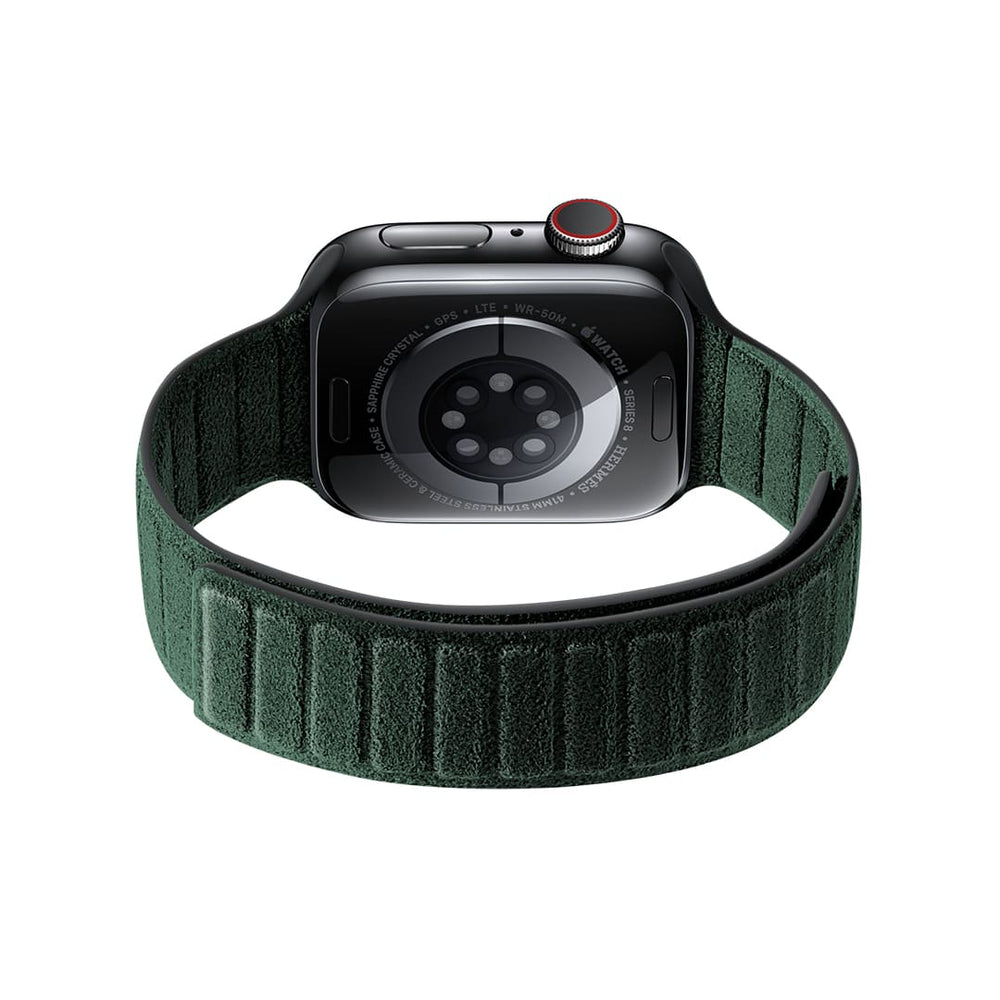 Alcantara Apple Watch Band - Midnight Green - 38/40/41/42mm