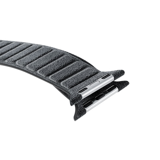 Alcantara Apple Watch Bandje - Space Grey - 42/44/45mm & Ultra (49mm)