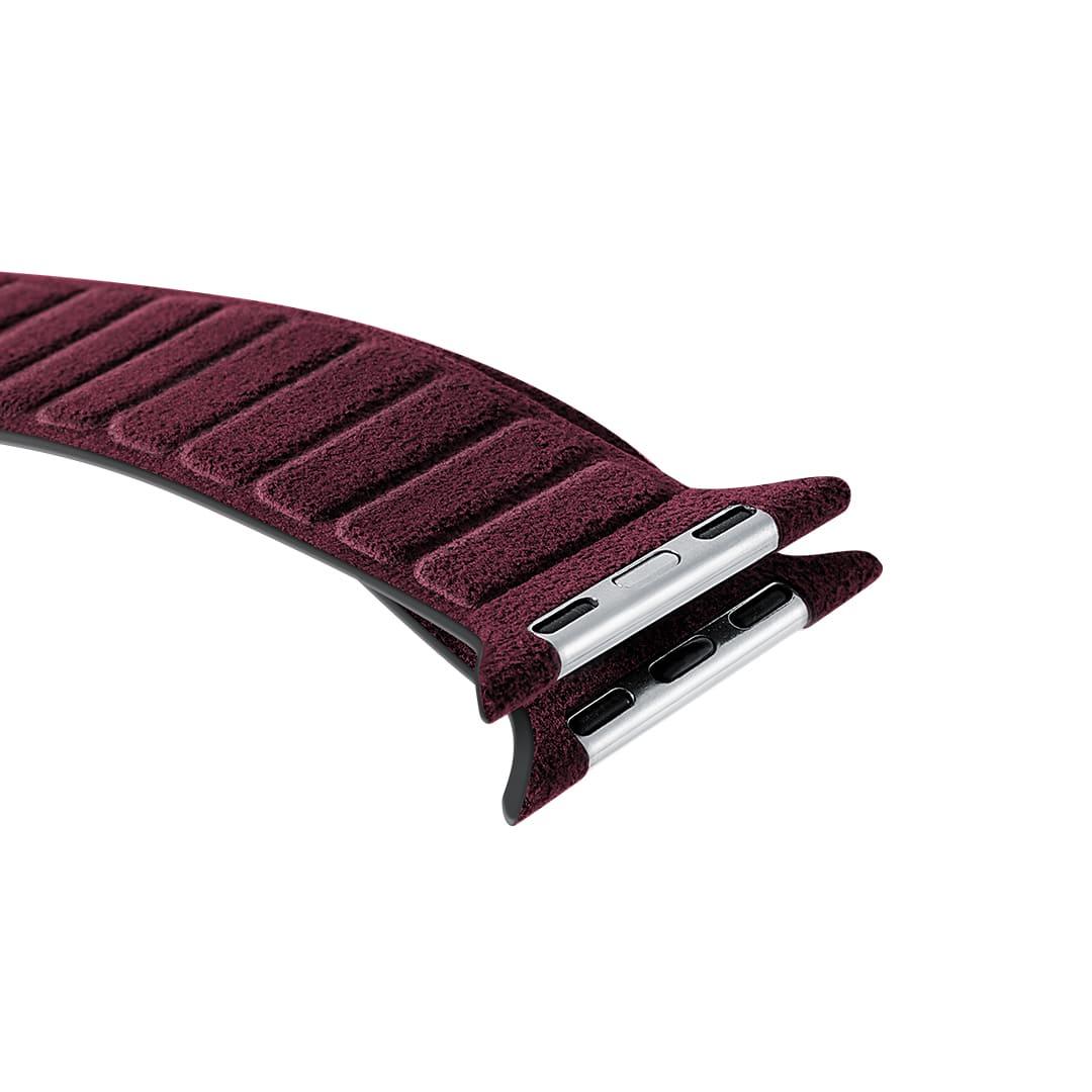Alcantara Apple Watch Band - Red - 38/40/41/42mm