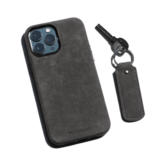 Alcantara Keychain - Space Grey