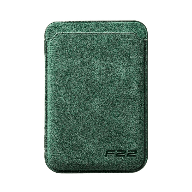 Donkervoort F22 - Alcantara MagSafe Wallet - Midnight Green - Alcanside