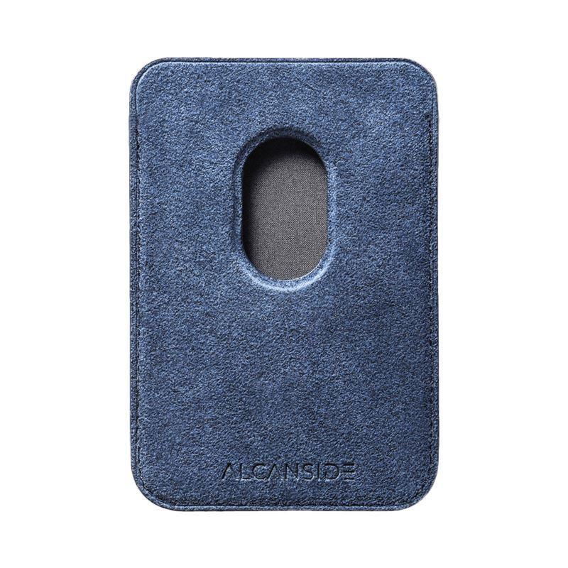 Alcantara MagSafe Wallet - Ocean Blue - Alcanside