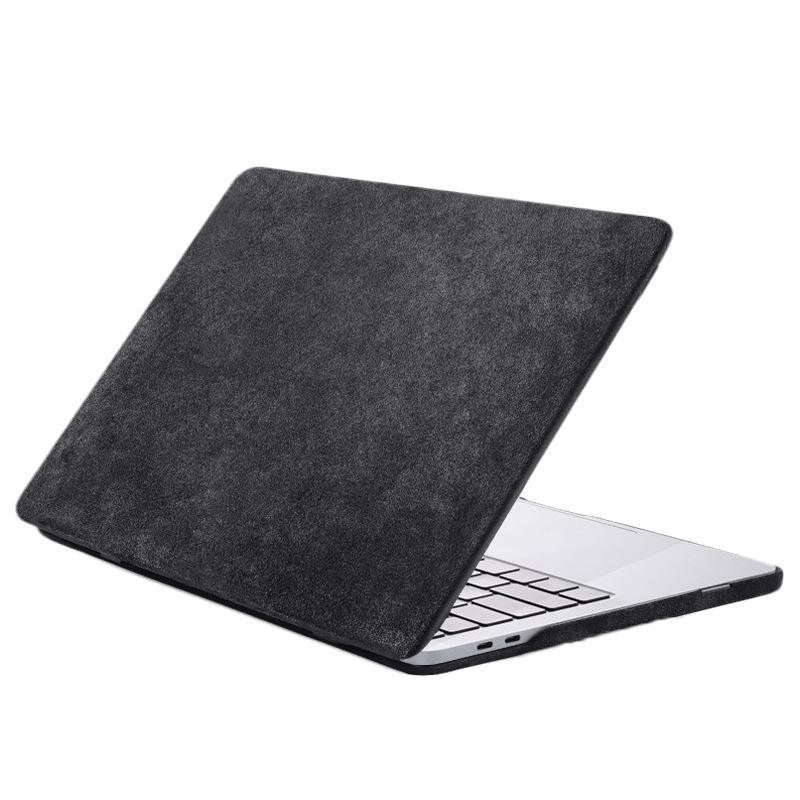 Alcantara Macbook Air Cover - 13.6 Inch New M2 2022 - Space Grey - Alcanside