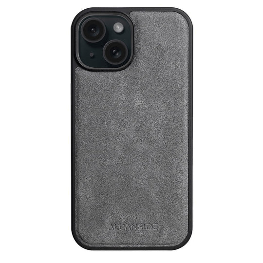 iPhone 16 Plus - Alcantara Back Cover - Nardo Gray