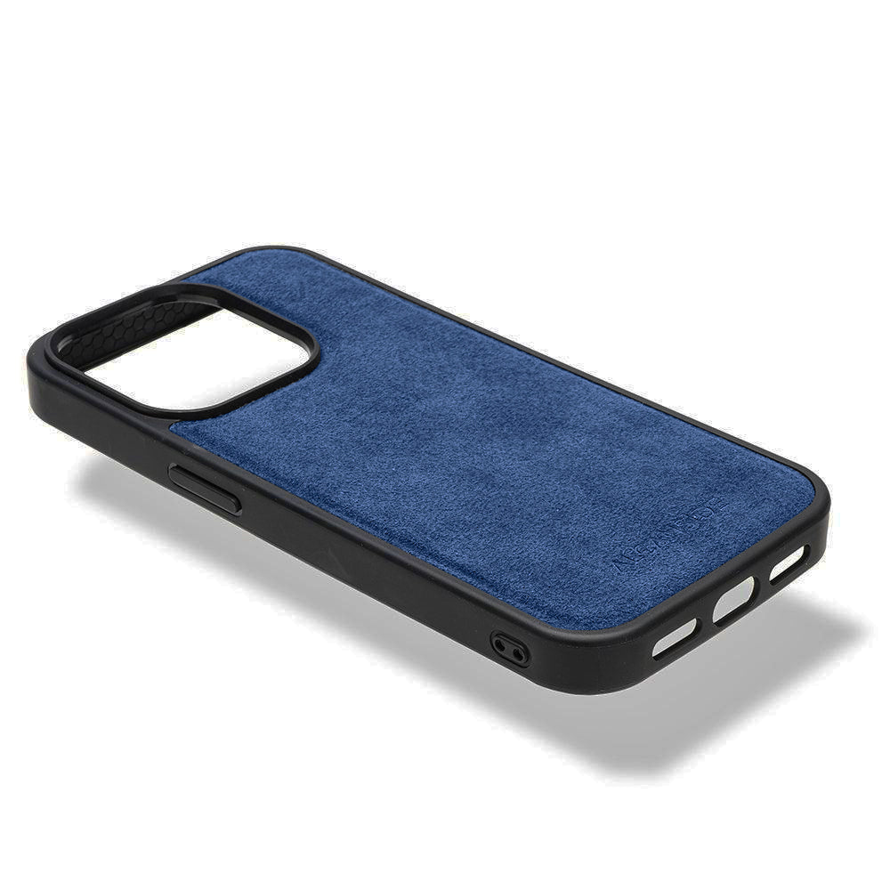 iPhone 16 Pro Max - Alcantara Back Cover - Ocean Blue