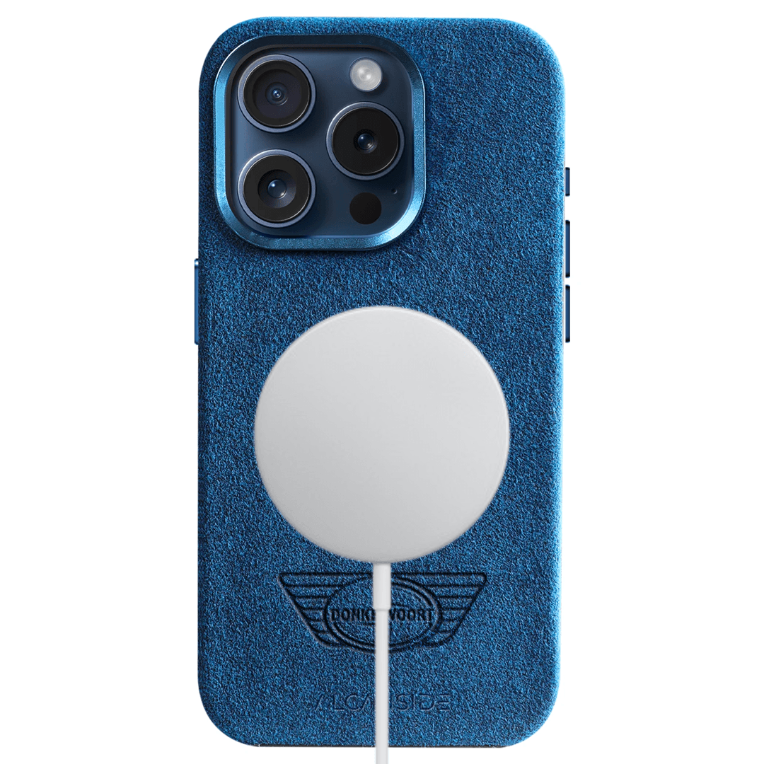 Donkervoort - iPhone Alcantara Case - Ocean blue - Alcanside