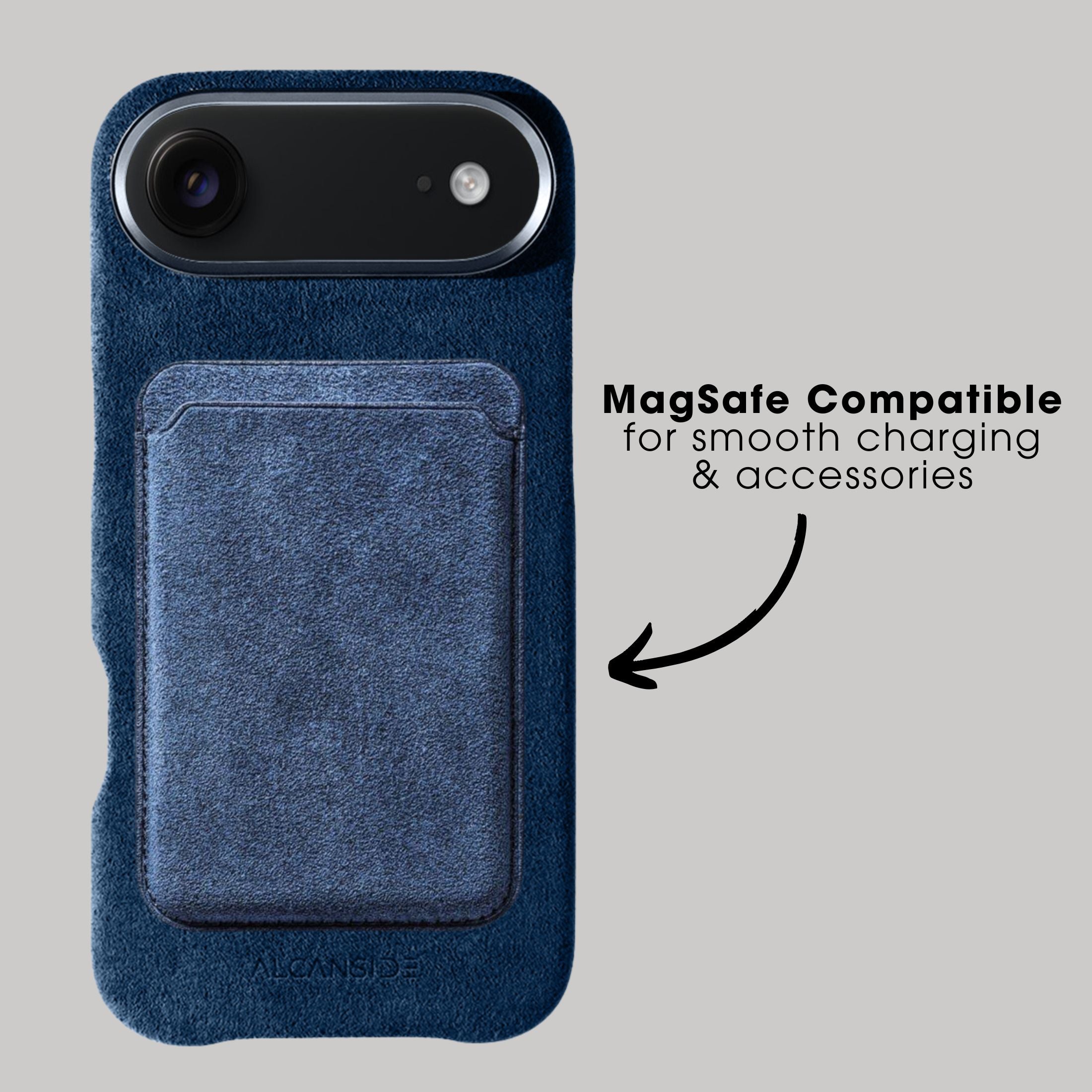 iPhone 17 Air - Alcantara Case - Navy Blue