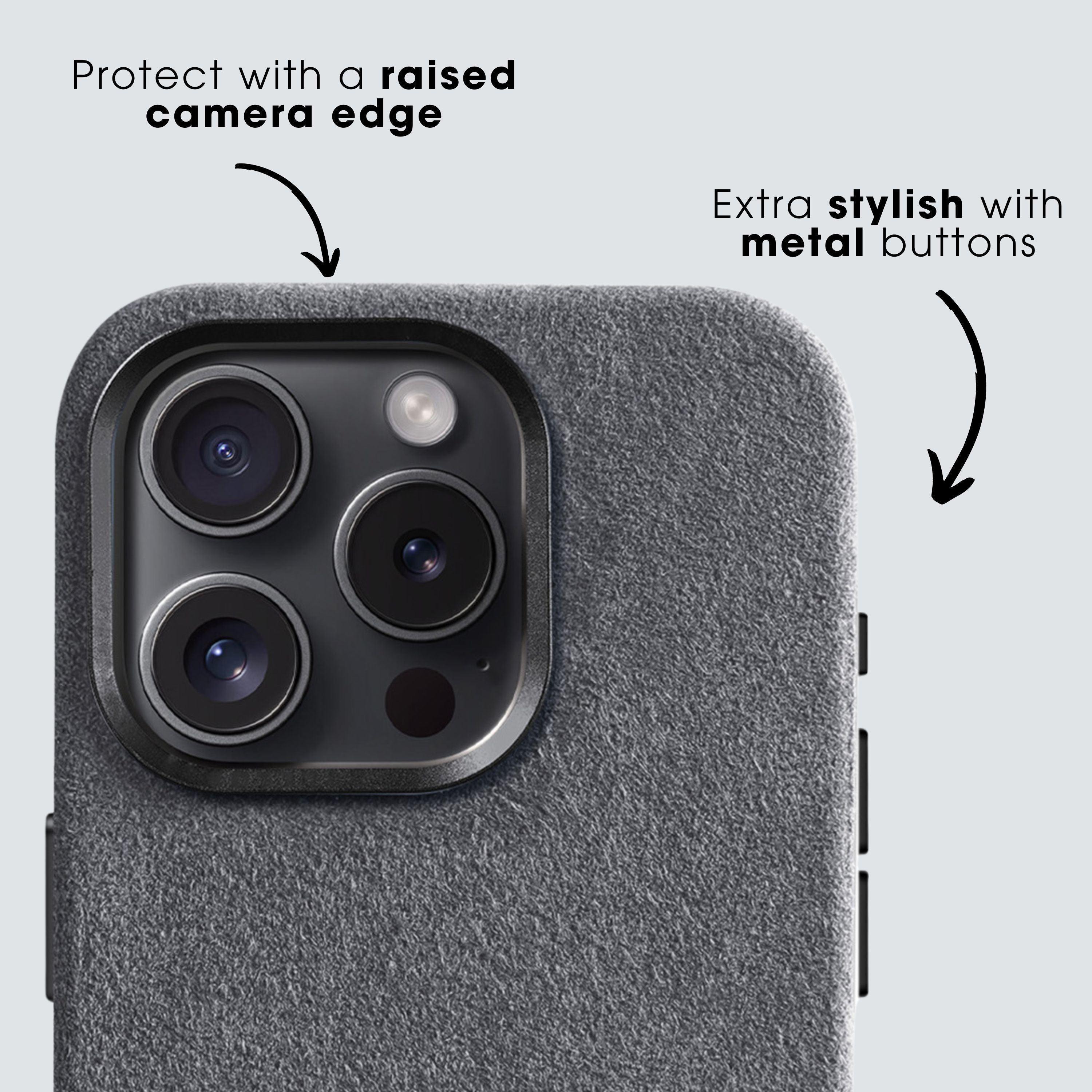 iPhone 13 Pro Max - Alcantara Case - Nardo Gray - Alcanside