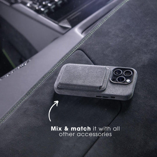 iPhone 15 Pro Max - Alcantara Case - Nardo Gray - Alcanside