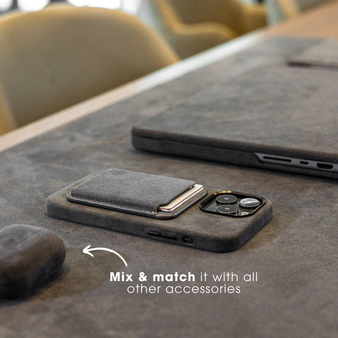 MTA x Alcanside - iPhone Alcantara Case - Space Grey - Alcanside