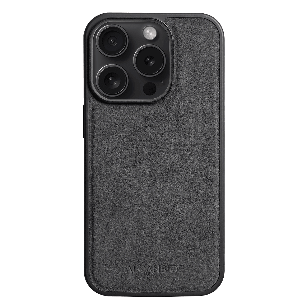 iPhone 13 Pro Max - Alcantara Case With MagSafe Magnet - Space Grey - Alcanside