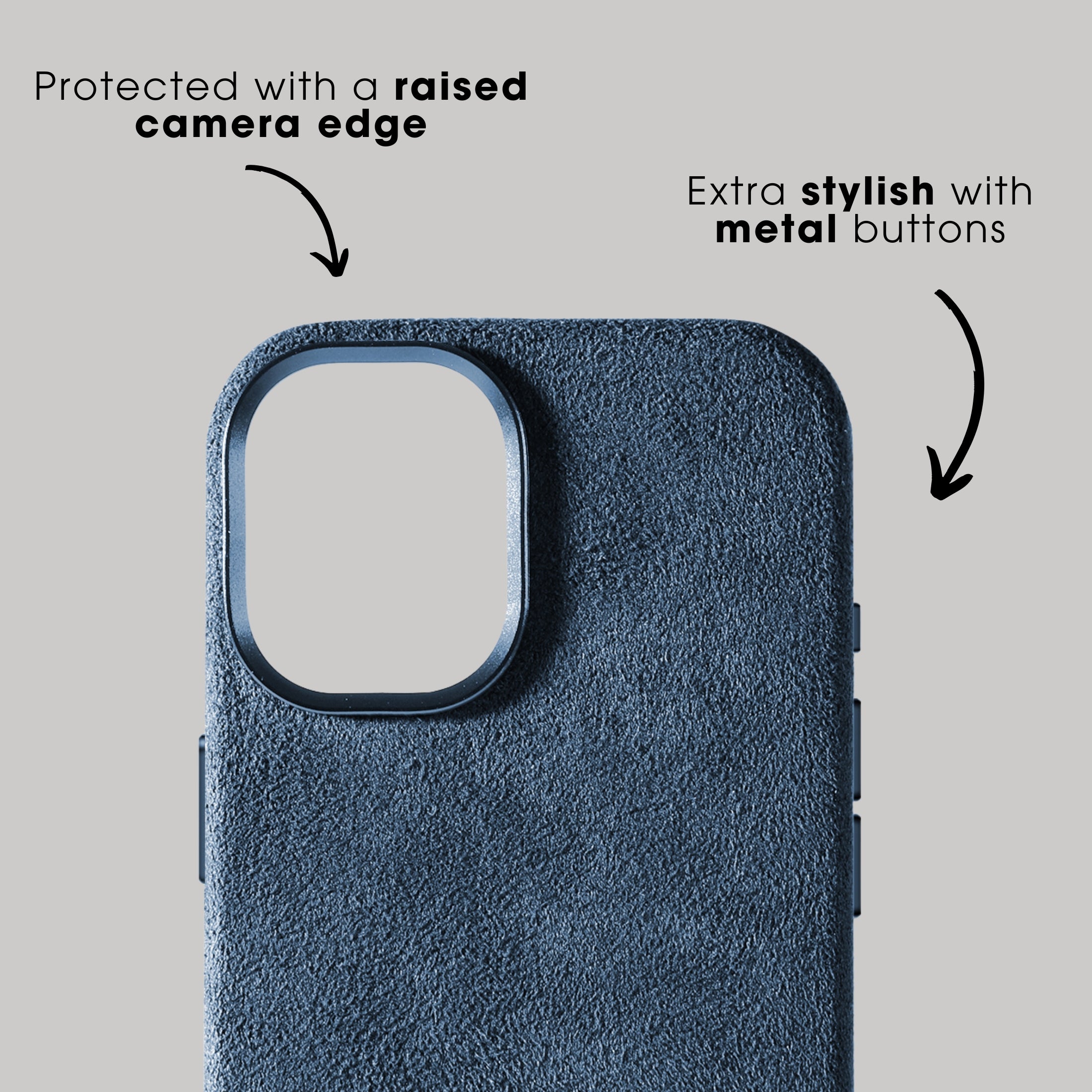 iPhone 17 - Alcantara Case - Ocean Blue