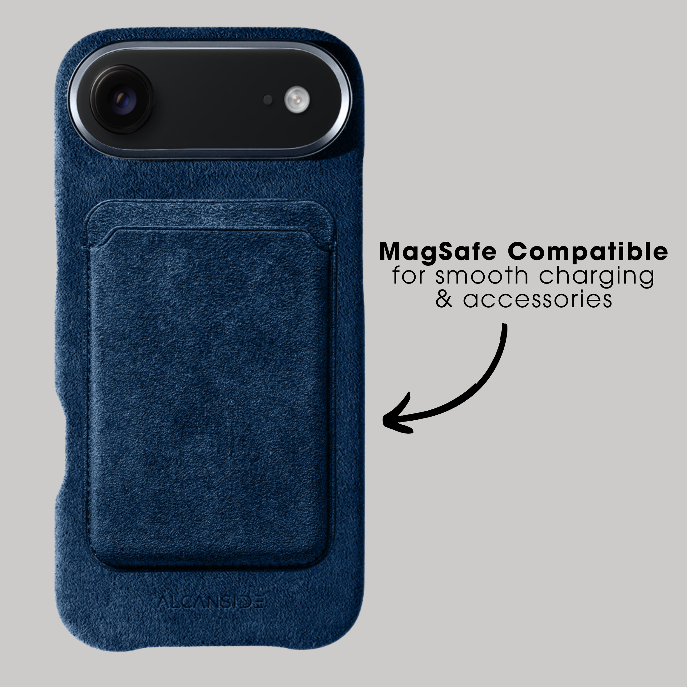 iPhone 17 Air - Alcantara Case - Navy Blue