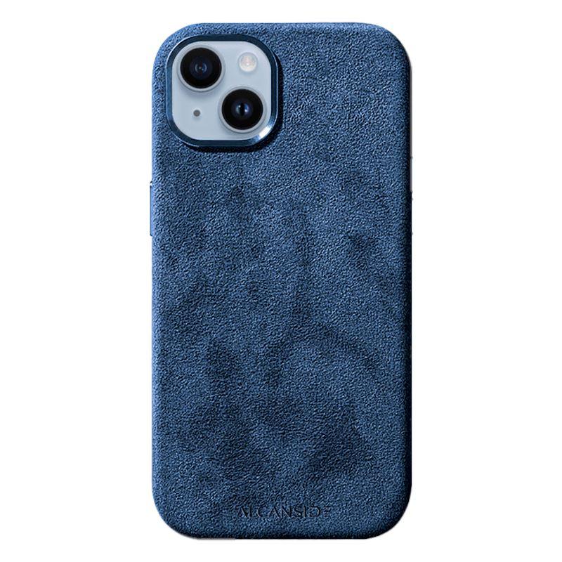 iPhone 15 Plus - Alcantara Case - Ocean blue - Alcanside