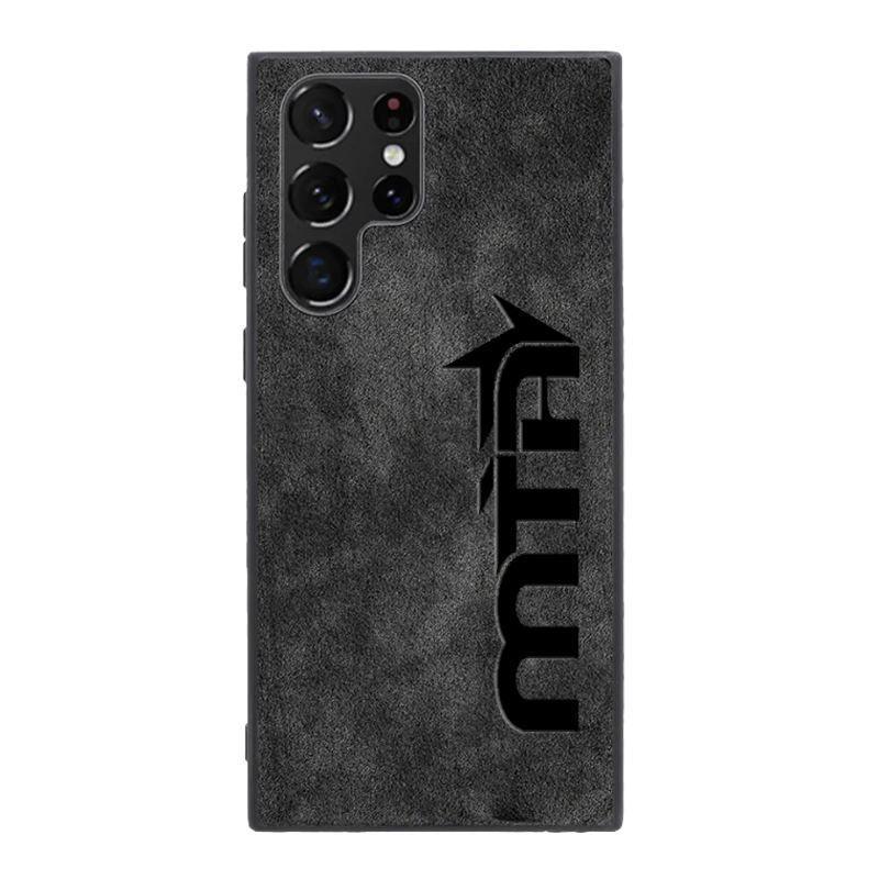 MTA x Alcanside - Samsung Alcantara Back Cover - Space Grey - Alcanside