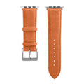 Alcantara Apple Watch Bandje Met Gesp - Oranje - 42/44/45mm & Ultra (49mm)